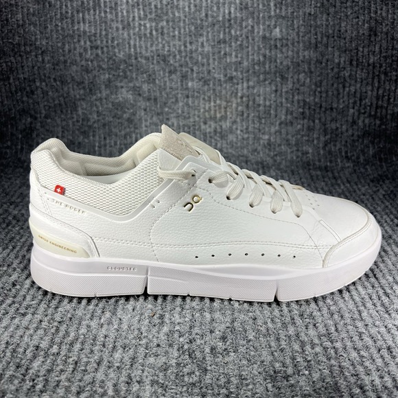 On The Roger Centre Court Women's Size 9 Neutral Arctic Pearl Tennis Shoes - Picture 7 of 12